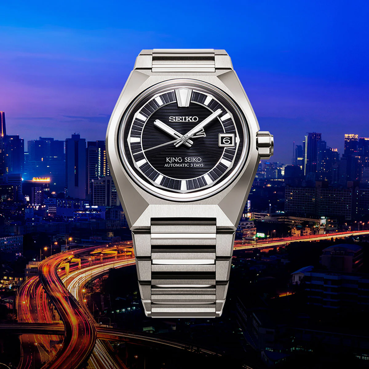 King Seiko Titanium Night Black - HKF003J1 - Image 2
