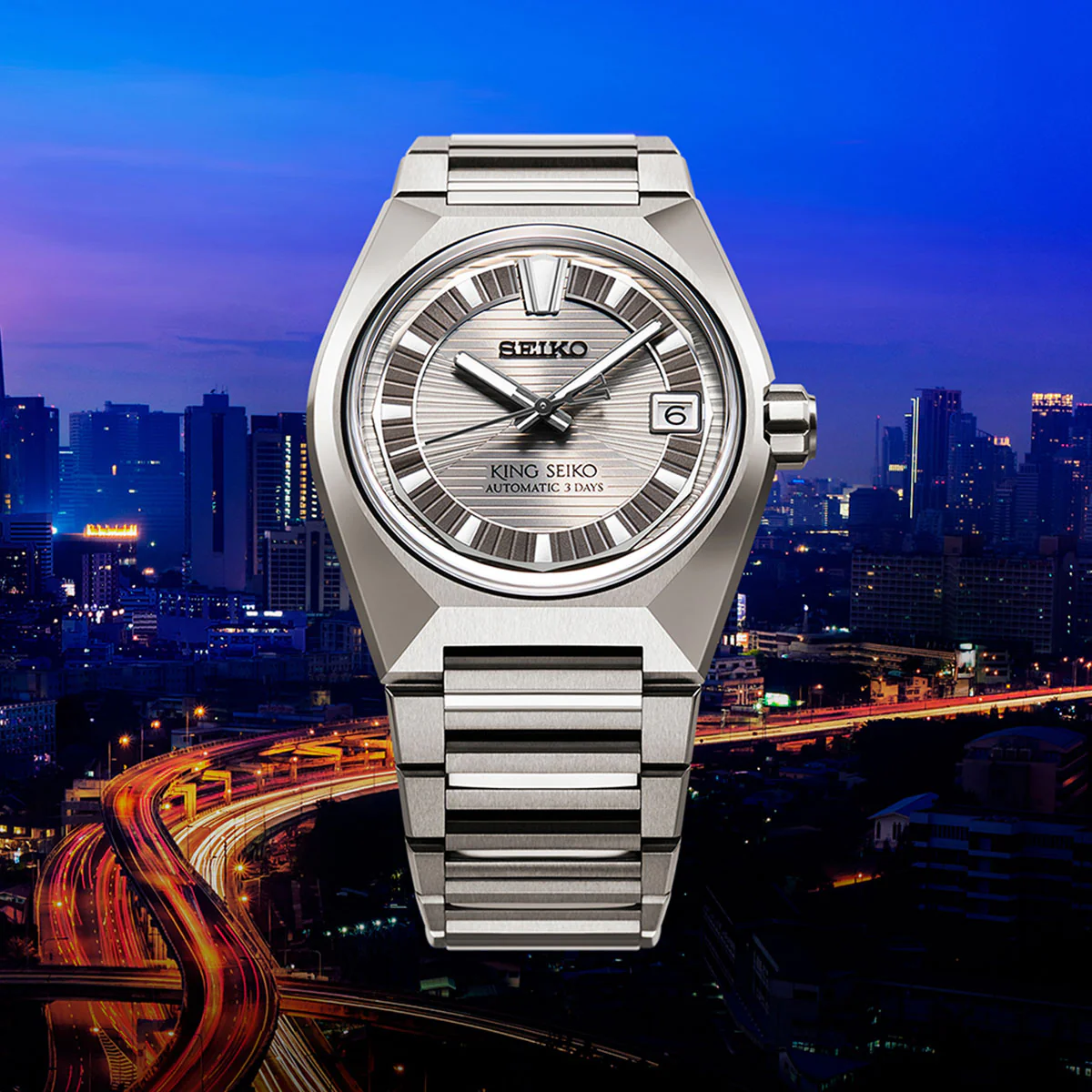 King Seiko Titanium Silvertone - HKF002J1 - Image 2