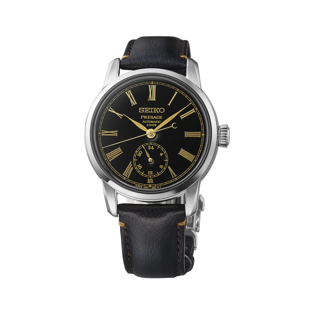 Seiko Presage Classic Series in Urushi Black with Roman Numerals - SPB499J1